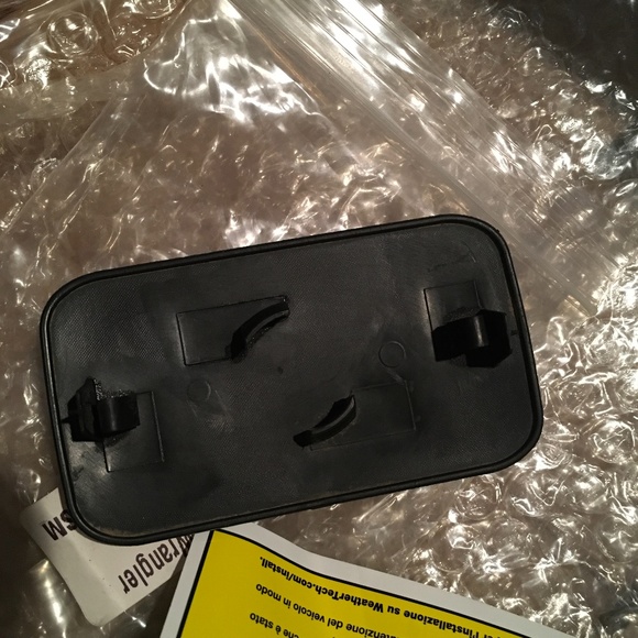 Jeep License Plate Delete Plug; Textured Black - Picture 2 of 3